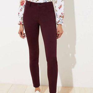 LOFT Ultra Plum Brushed Sateen Legging Size‎ 2